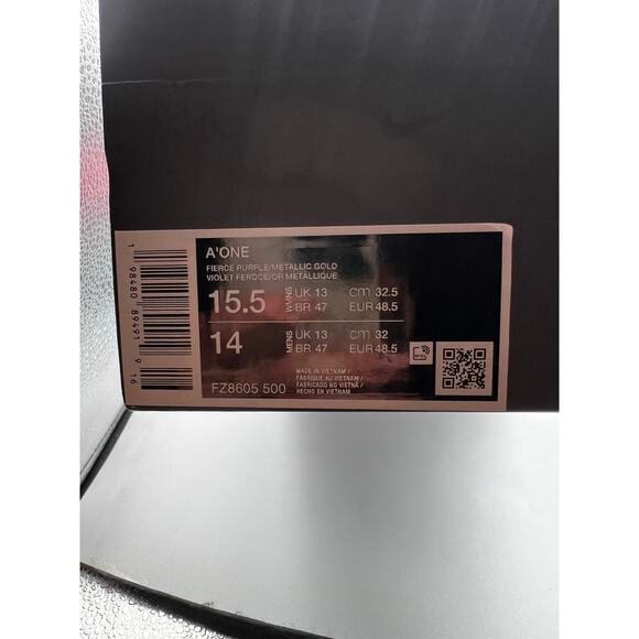 Nike Wmns A’One “Unapologetic” 
size 15.5 W
